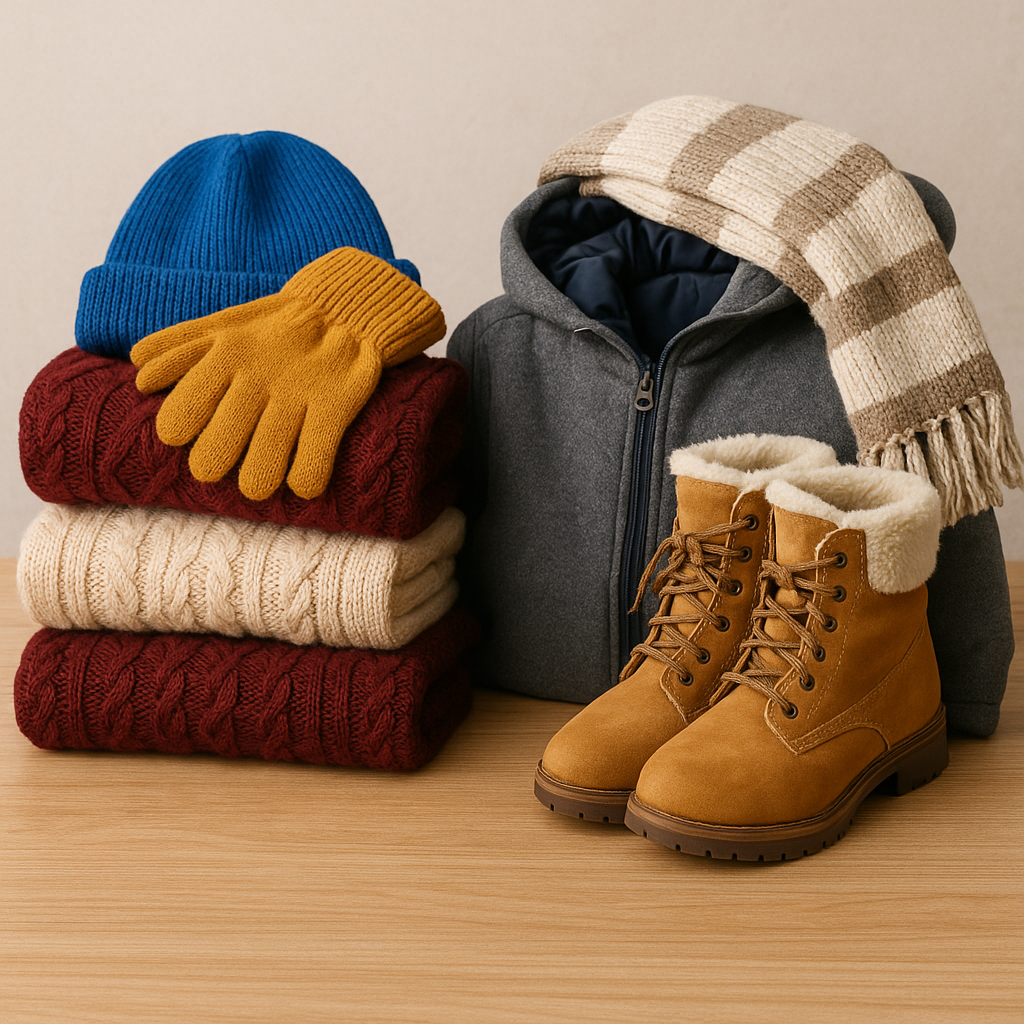 Ropa de abrigo donada