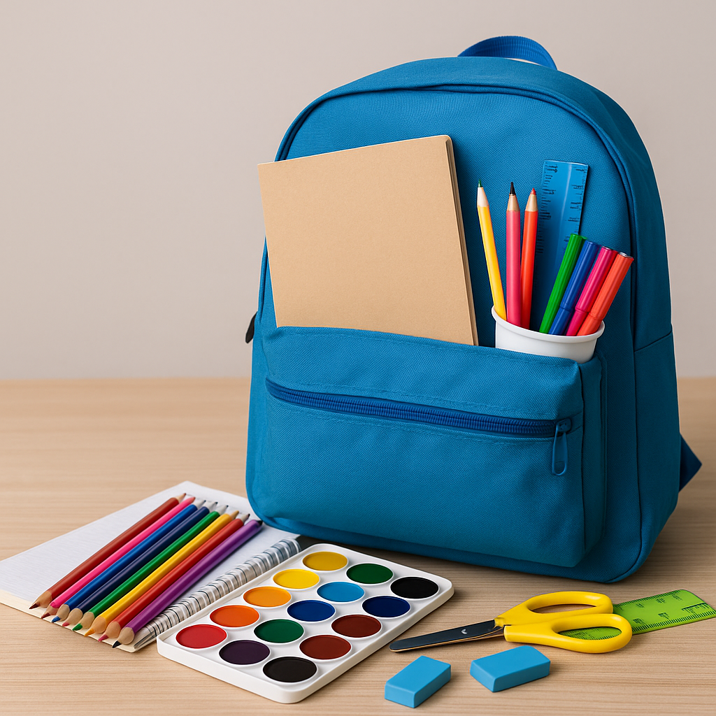 Kit escolar donado