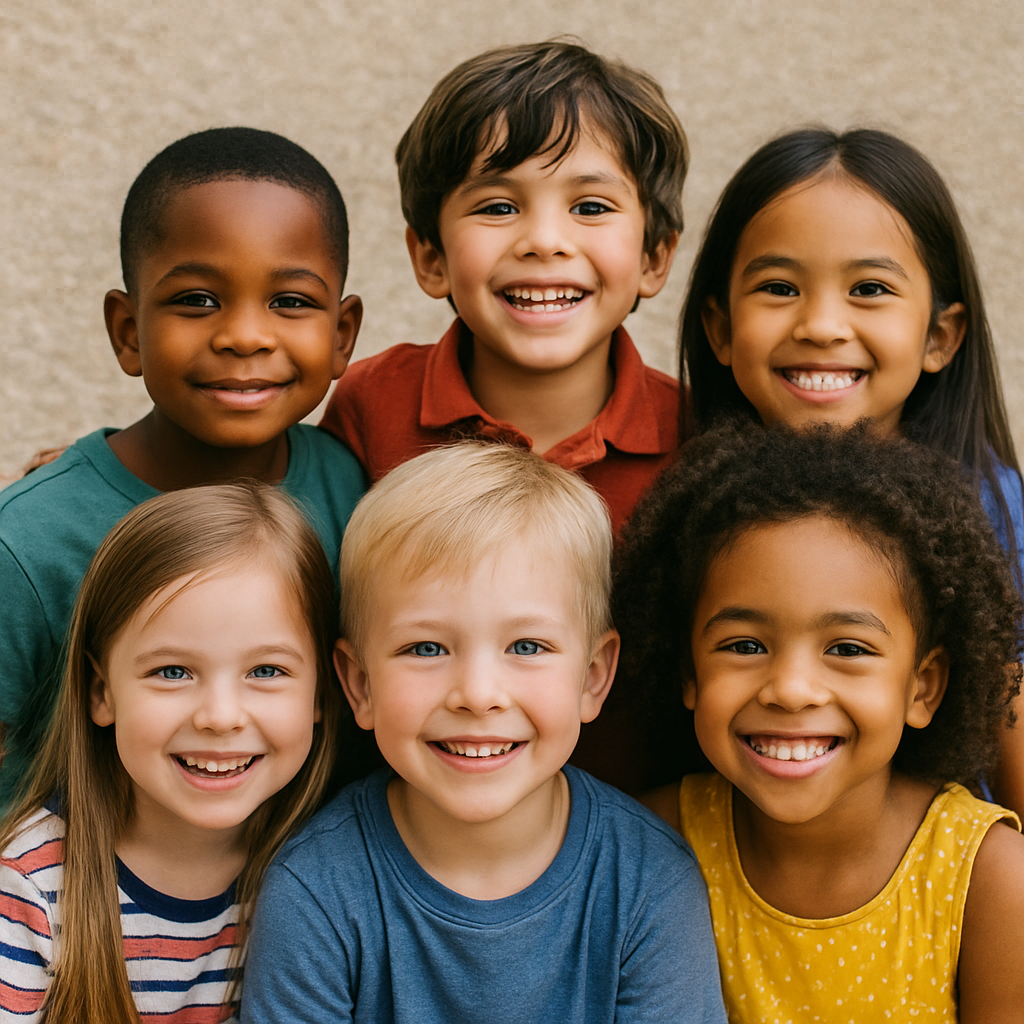 Niños beneficiados por donaciones